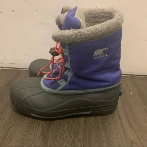 Sorel purple blue winter snow boots size 6 - Picture 10 of 11